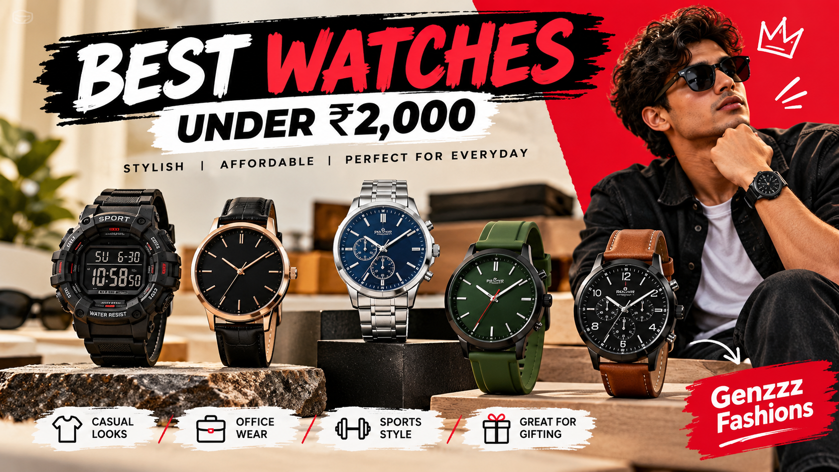 best watches under ₹2,000